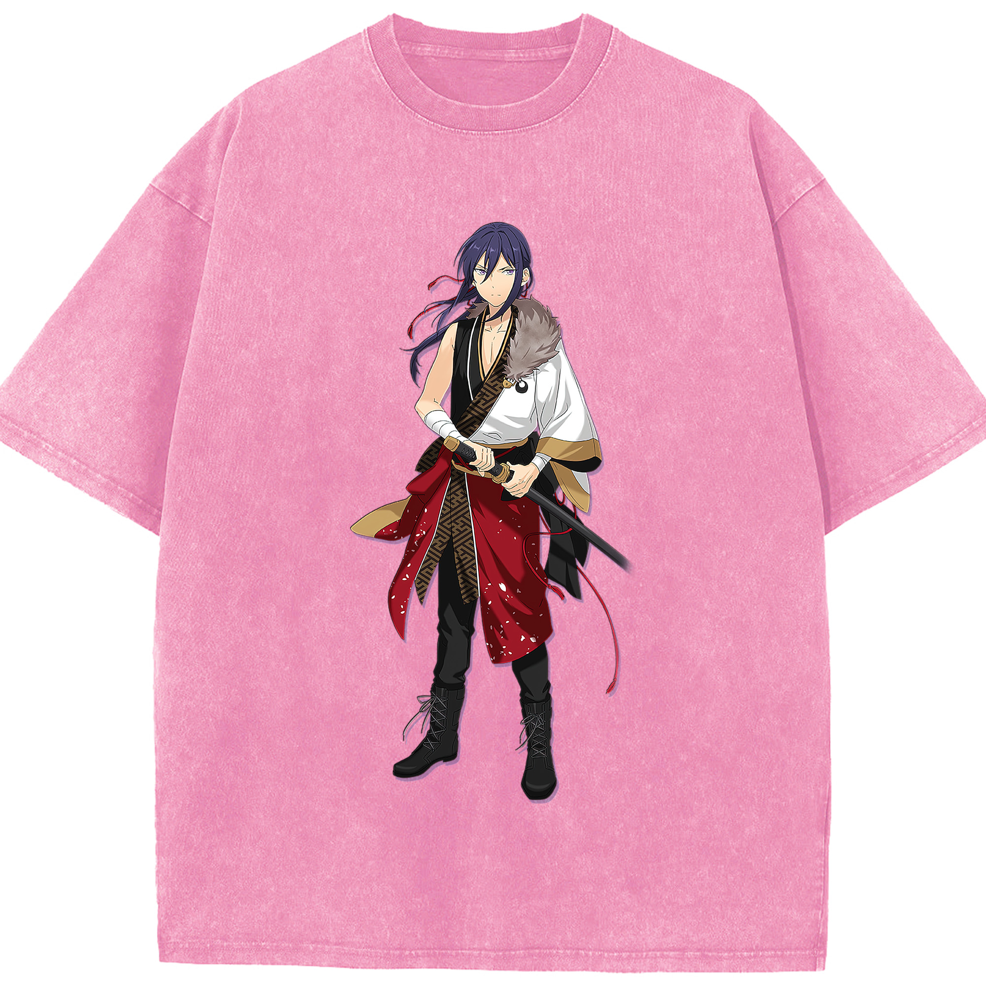 （画像用） あんさんぶるスターズ! Ensemble Stars 綿100% ヴィンテージ風 半袖Tシャツ（フロントプリント）